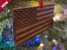 Load image into Gallery viewer, Christmas Ornament - Bourbon Barrel Flag