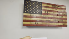 Load and play video in Gallery viewer, The CAPTAIN FLAG CONCEALMENT CABINET - RWB Edition (18" x 36")