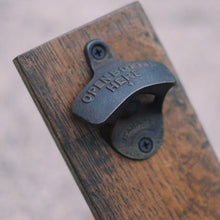 Load image into Gallery viewer, Magnetic Bourbon Barrel Bottle Opener