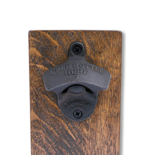 Load image into Gallery viewer, Magnetic Bourbon Barrel Bottle Opener
