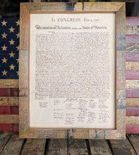 Load image into Gallery viewer, NEW PRODUCT - The Declaration of Independence (Framed)
