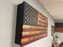 Load image into Gallery viewer, The CAPTAIN FLAG CONCEALMENT CABINET - RWB Edition (18" x 36")