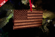 Load image into Gallery viewer, Christmas Ornament - Bourbon Barrel Flag