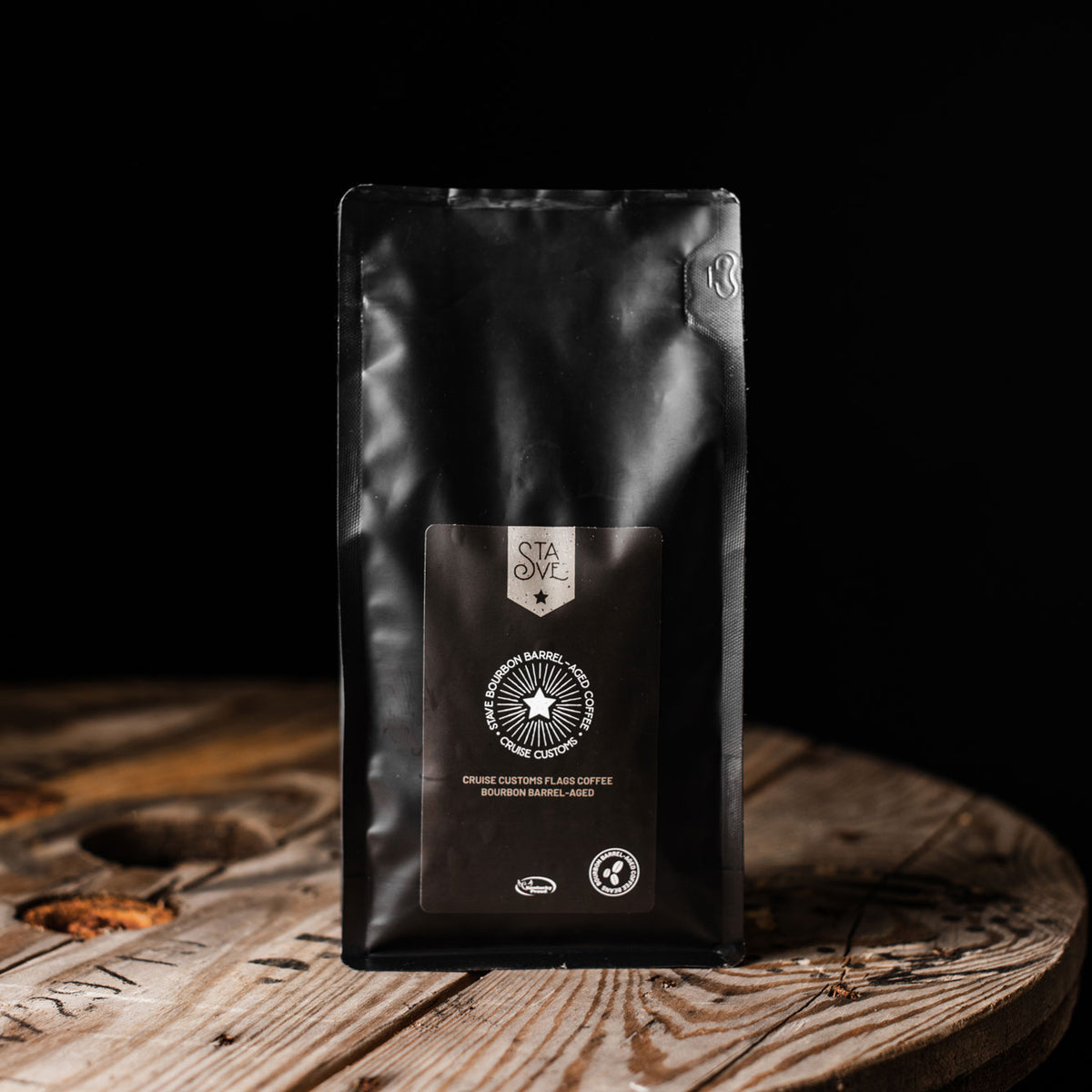 Stave Bourbon BarrelAged Coffee Cruise Customs Flags