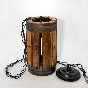The Bourbon Barrel "Hoop" Light