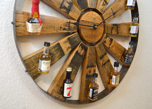 NEW - Mini Bottle Bourbon Clock