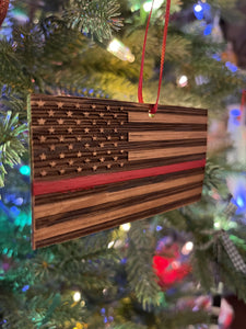 Christmas Ornament - Bourbon Barrel Flag